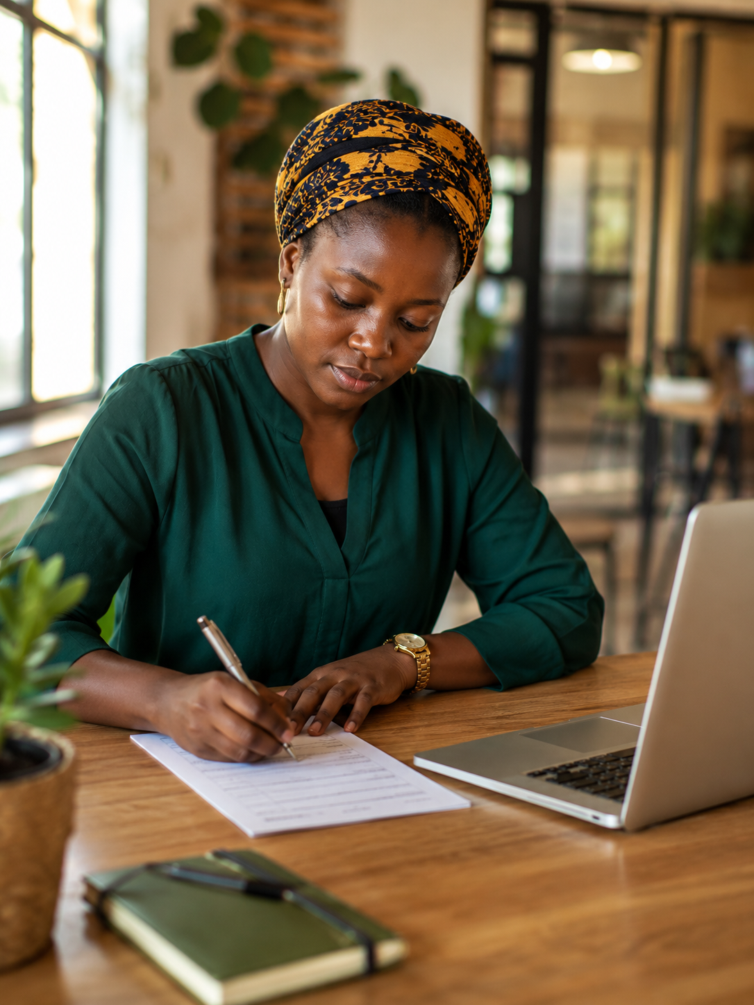 Woman entrepreneur applying to the programme